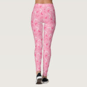 Schattige Kleurrijke Roze Vrouwen Broek Leggings (Achterkant)
