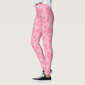 Schattige Kleurrijke Roze Vrouwen Broek Leggings (Links)