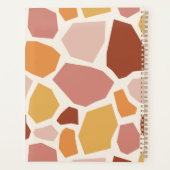 Schattige kleurrijke stenen planner (Achterkant)