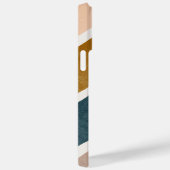 Schattige kleurrijke strepen Blauwgroen bruine aar Case-Mate iPhone Case (Achterkant / Rechts)