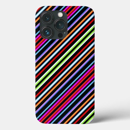 Schattige kleurrijke strepen Case-Mate iPhone case (Achterkant)