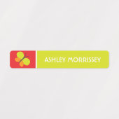 Schattige Kleurrijke Vlinder Kinderen Naam Labels (Design 2)