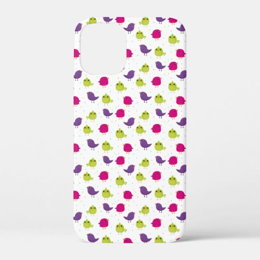 Schattige kleurrijke vogels Case-Mate iPhone case (Achterkant)