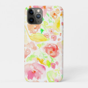 Schattige kleurrijke waterverf bloemen Case-Mate iPhone case