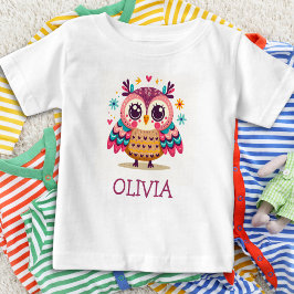 Schattige Kleurrijke Whimsical Baby Uil