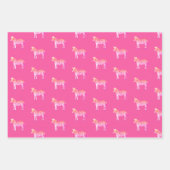 Schattige Kleurrijke Zebra's Dierenprint Bold Brig Inpakpapier Vel (Voorkant 2)