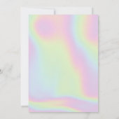 Schattige Kleurrijke zeemeermin Rainbow Verjaardag Kaart (Achterkant)