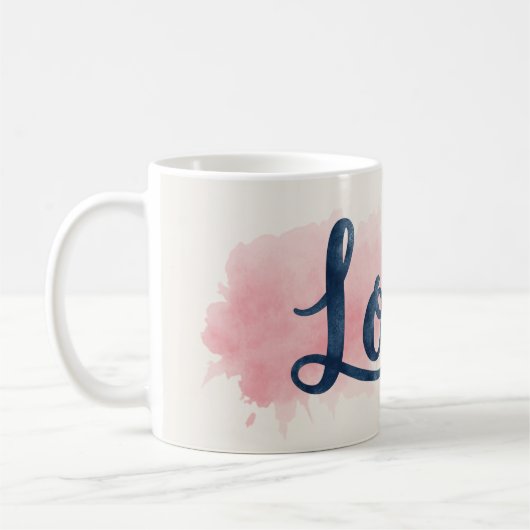 "Schattige kloppende mok" Koffiemok (Links)