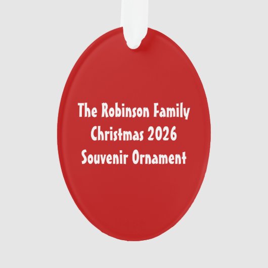 Schattige knipogen kerstman lijst ornament (achterkant)