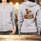 Schattige Knittin 'Kittens Full-Zip Unisex Hoodie