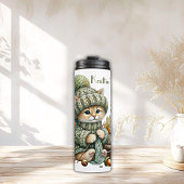 Schattige Knittin' Kittens Thermische Tumbler Thermosbeker