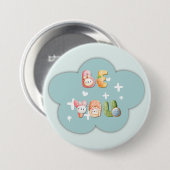 Schattige knop | Wees jezelf Ronde Button 7,6 Cm (Voorkant /achterkant)
