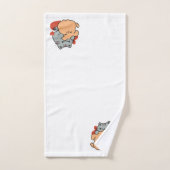 Schattige knuffel voor katten en honden - Meow & W Bad Handdoek (Handdoek)
