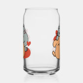 Schattige knuffel voor katten en honden - Meow & W Blikvorm Glas (Rechts)