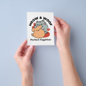 Schattige knuffel voor katten en honden - Meow & W Flyer (Hand)