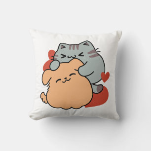 Schattige knuffel voor katten en honden - Meow & W Kussen