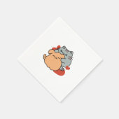 Schattige knuffel voor katten en honden - Meow & W Servet (Hoek)