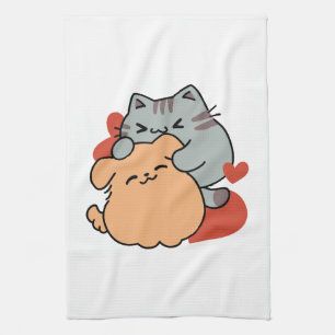 Schattige knuffel voor katten en honden - Meow & W Theedoek