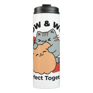 Schattige knuffel voor katten en honden - Meow & W Thermosbeker