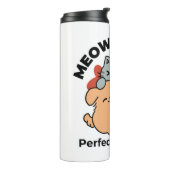 Schattige knuffel voor katten en honden - Meow & W Thermosbeker (Gedraaid links)