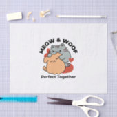 Schattige knuffel voor katten en honden - Meow & W Tissuepapier (Craft)