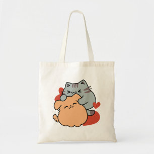 Schattige knuffel voor katten en honden - Meow & W Tote Bag