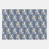 Schattige Knuffeldier Bunny Custom Inpakpapier Vel (Voorkant 2)