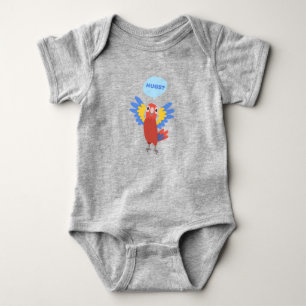 Schattige Knuffels Kleurrijke Papegaai Romper