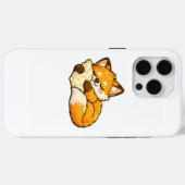 Schattige knusse slapende vos Case-Mate iPhone case (Achterkant (horizontaal))