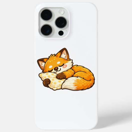 Schattige knusse slapende vos Case-Mate iPhone case (Achterkant)