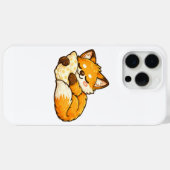 Schattige knusse slapende vos Case-Mate iPhone case (Achterkant (horizontaal))