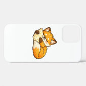 Schattige knusse slapende vos Case-Mate iPhone case (Achterkant (horizontaal))