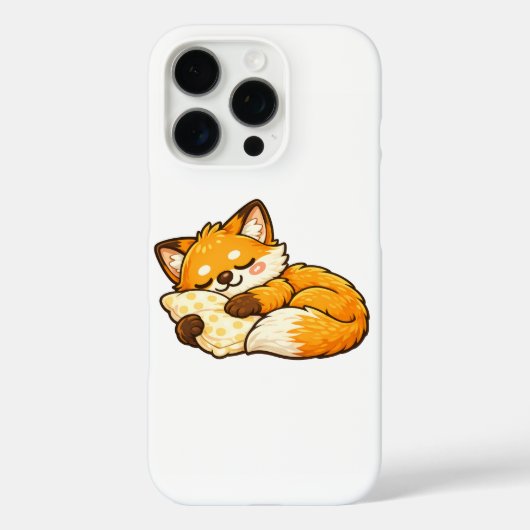 Schattige knusse slapende vos Case-Mate iPhone case (Achterkant)