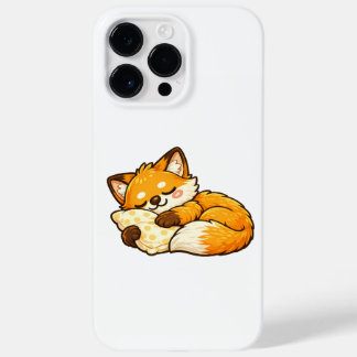 Schattige knusse slapende vos Case-Mate iPhone 14 pro max hoesje