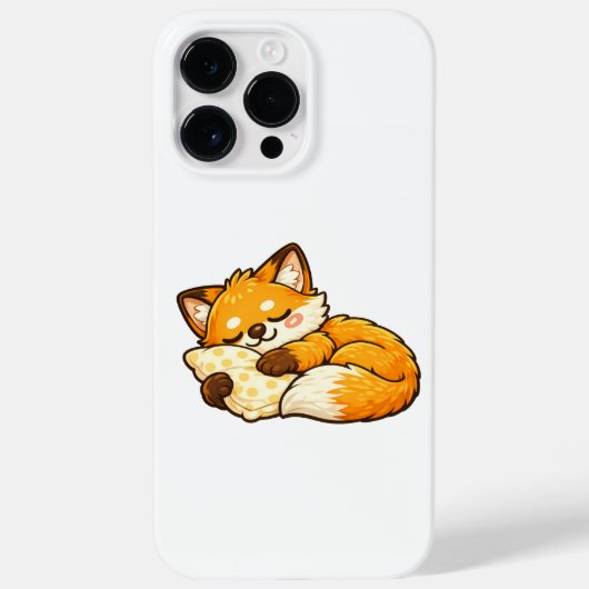 Schattige knusse slapende vos Case-Mate iPhone case (Achterkant)