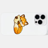 Schattige knusse slapende vos Case-Mate iPhone case (Achterkant (horizontaal))