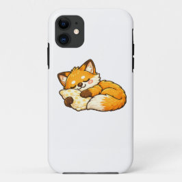 Schattige knusse slapende vos Case-Mate iPhone case