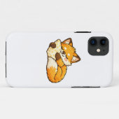 Schattige knusse slapende vos Case-Mate iPhone case (Achterkant (horizontaal))