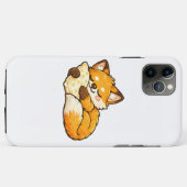 Schattige knusse slapende vos Case-Mate iPhone case (Achterkant (horizontaal))