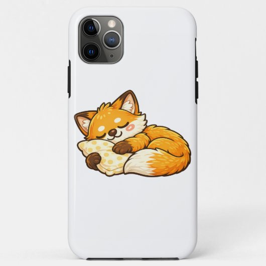 Schattige knusse slapende vos Case-Mate iPhone case (Achterkant)