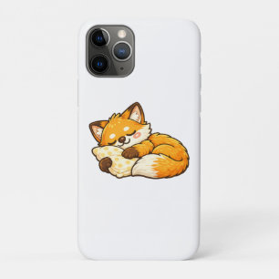 Schattige knusse slapende vos Case-Mate iPhone case