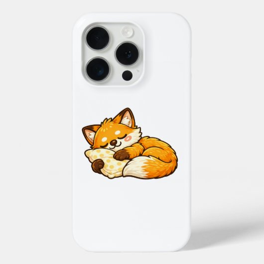 Schattige knusse slapende vos Case-Mate iPhone case (Achterkant)