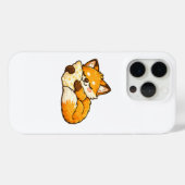 Schattige knusse slapende vos Case-Mate iPhone case (Achterkant (horizontaal))