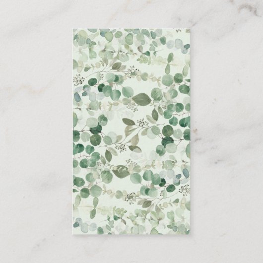 Schattige Koala Beer Baby shower Luier Raffle Tick Informatiekaartje (Achterkant)