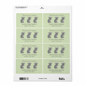 Schattige koala beer baby shower waterfles sticker (Full Sheet)