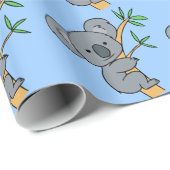 Schattige Koala Beer Cadeaupapier (Rol Hoek)