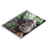 Schattige Koala Beer Dierenvrienden Journal Notitieboek (Linkerzijde)