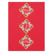 Schattige Koala beer en geschenken rood tafelkleed (Voorkant)