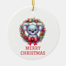 Schattige Koala Beer Kerstmis