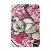 Schattige Koala Beer Kunstwerk Fun Koalas kunst Badmat (Voorkant Verticaal)